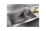 Превью картинка Гранитная мойка Blanсo METRA 9 SILGRANIT PuraDur (чаша слева) серый беж #3