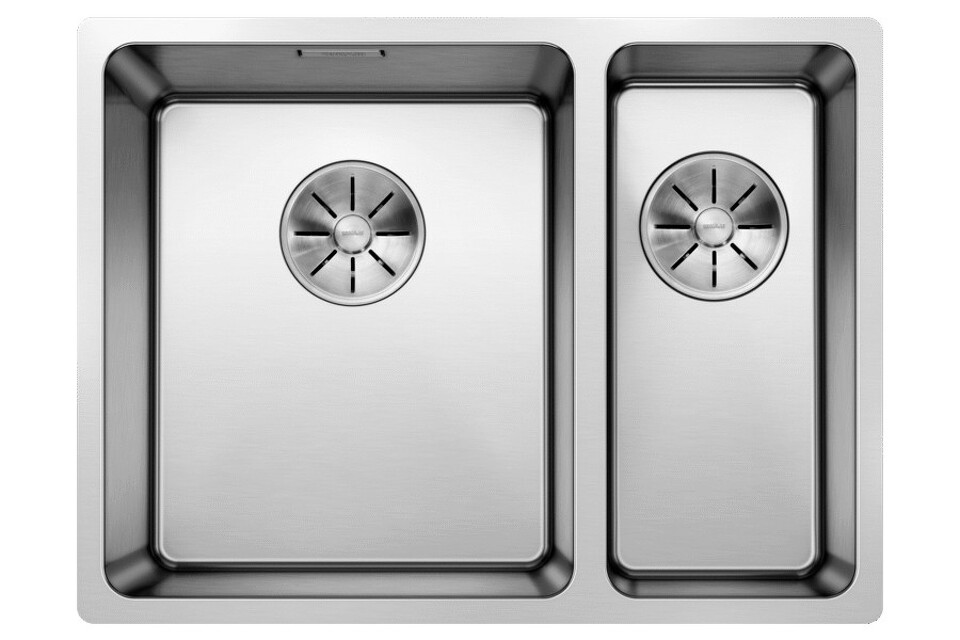 Фото Металлическая мойка Blanсo ANDANO 340/180-U нерж.сталь зеркальная полировка с отв. арм. InFino, левая