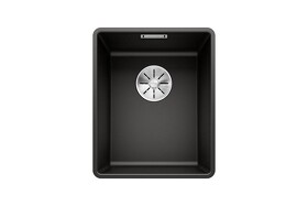 Картинка Blanсo SUBLINE 320-F SILGRANIT  черный с отв.арм. InFino