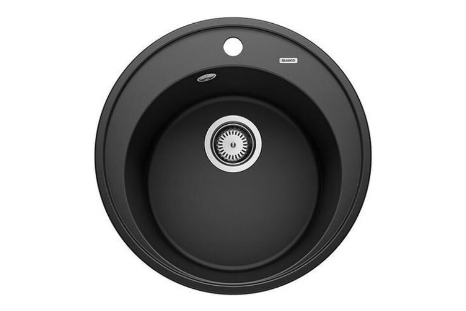 Фото Гранитная мойка Blanсo RIONA 45 SILGRANIT черный