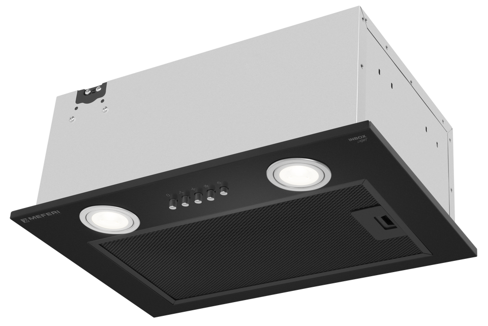 Фото Полновстраиваемая вытяжка Meferi INBOX45BK LIGHT