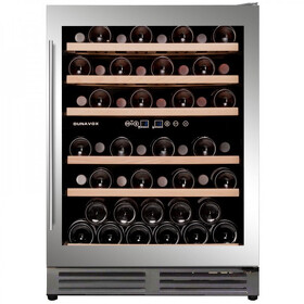 Картинка Винный холодильник (шкаф) компрессорный Dunavox 51 бут DX-51.150 DSK/DP