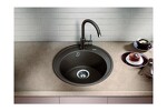 Превью картинка Гранитная мойка Blanсo RIONA 45 SILGRANIT черный #4