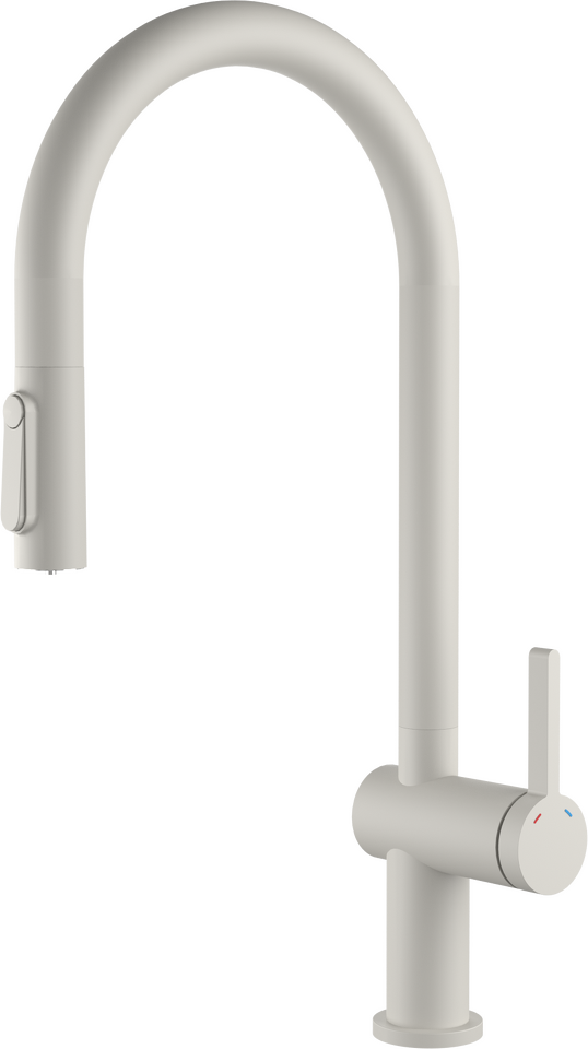 Фото Смеситель для кухни Rivelato PORTO U-обр. с выдвижной лейкой и краном питьевой воды D-35мм brina