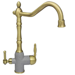 Превью картинка Смеситель для кухни Zigmund & Shtain ZS 1900B Млечный путь #4