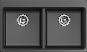 Картинка Rivelato AXEL 90-2D 2-чаши 870*520мм antracite