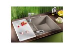 Превью картинка Гранитная мойка Blanсo METRA 45S Compact SILGRANIT PuraDur кофе, с клапаном-автоматом #2