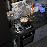 Превью картинка Газовая варочная панель Lex GVG 431 BL газовая панель #10