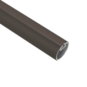 Картинка Duslar Штанга круглая RAIN из кожи для одежды, длина 3000 мм, коричневый