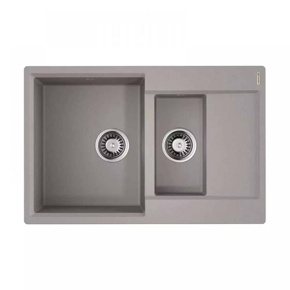 Фото Гранитная мойка Omoikiri Daisen 78-2-GR Artgranit/leningrad grey
