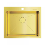 Превью картинка Металлическая мойка Omoikiri Akisame 59-LG нерж. сталь/светлое золото #1