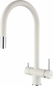 Картинка Rivelato Trevi U-обр. с краном питьевой воды и выдвижной лейкой D-35мм brina cromo