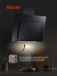 Превью картинка Наклонная вытяжка Miarte Side suction Hood Black 60cm Mechanical control #4
