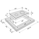 Превью картинка Электрическая варочная панель домино KRONA LAUREL 30 BL #11