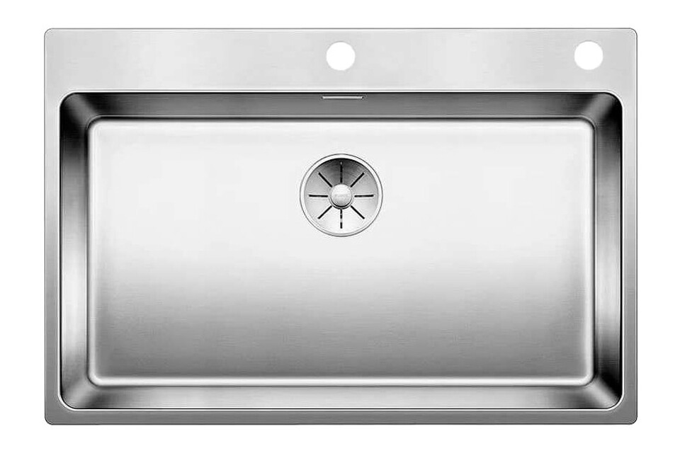 Фото Металлическая мойка Blanсo ANDANO 700-IF-A нерж.сталь зеркальная полировка с кл.-авт. PushControl