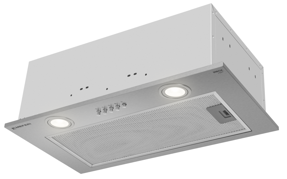 Фото Полновстраиваемая вытяжка Meferi INBOX52IX LIGHT