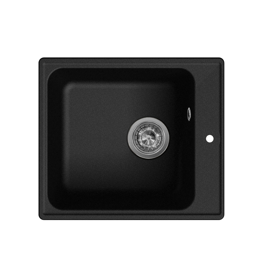 Фото Кварцевая мойка Lex BALATON 420 BLACK кварцевая мойка