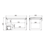 Превью картинка Холодильник Alpicool Холодильник автомобильный ALPICOOL BD110 (12/24) #2