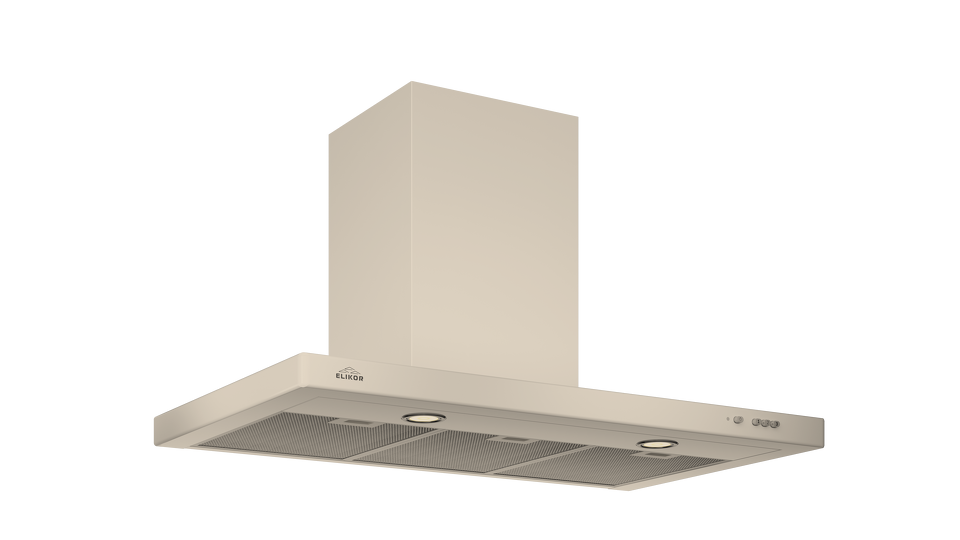 Фото Купольная вытяжка Elikor Вента 90П-650-К3Д топленое молоко