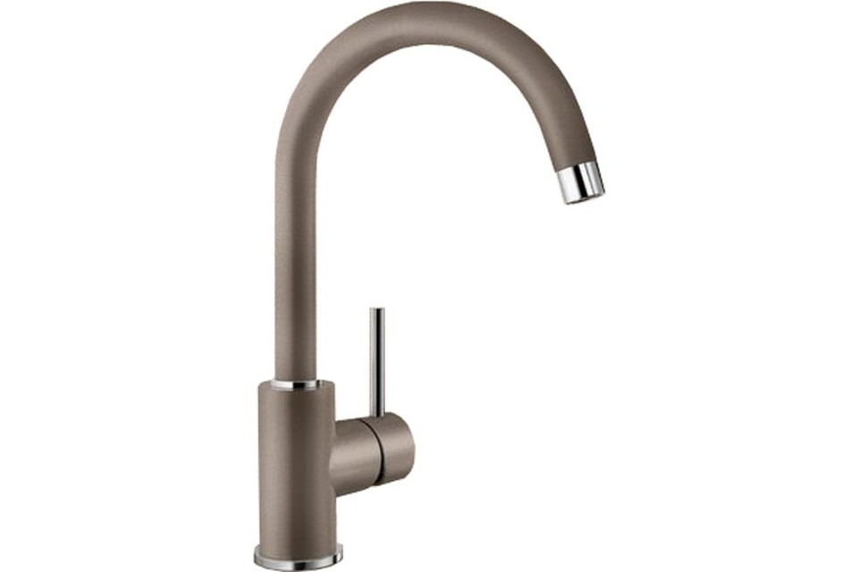 Фото Смеситель для кухни Blanсo MIDA серый беж
