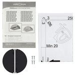 Превью картинка Полновстраиваемая вытяжка KRONA KATE 400 WHITE PB #10