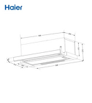 Превью картинка Встраиваемая вытяжка Haier HVQ-S6605B #8