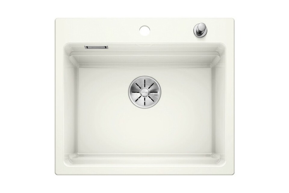 Фото Гранитная мойка Blanсo ETAGON 6 керамика PuraPlus глянцевый белый