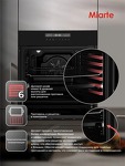 Превью картинка Электрический духовой шкаф Miarte BIE&BIL 76L 16 Function Electric touch control #7