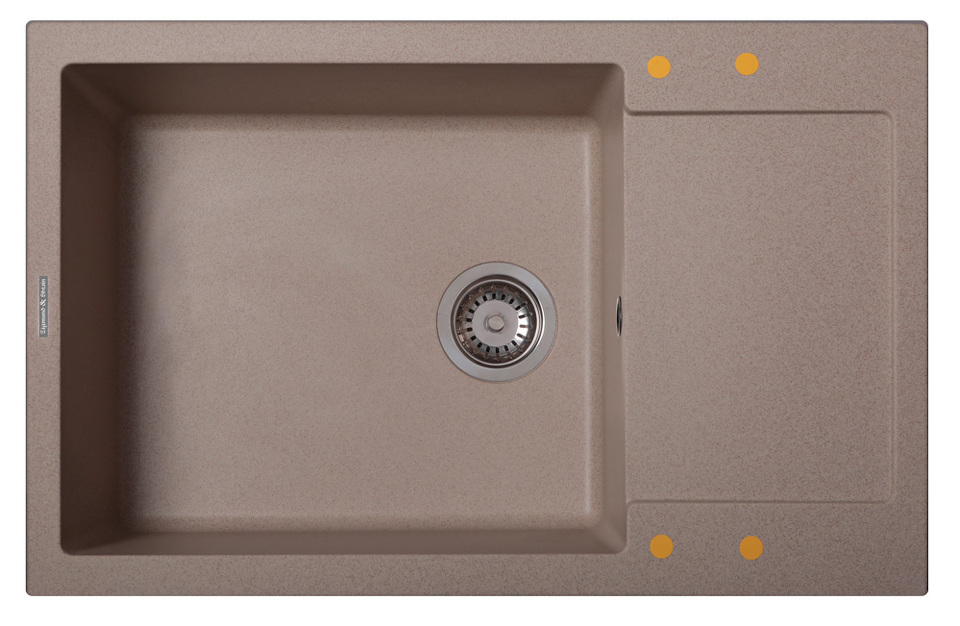 Фото Гранитная мойка Zigmund & Shtain RECHTECK 780.490 Осенняя трава