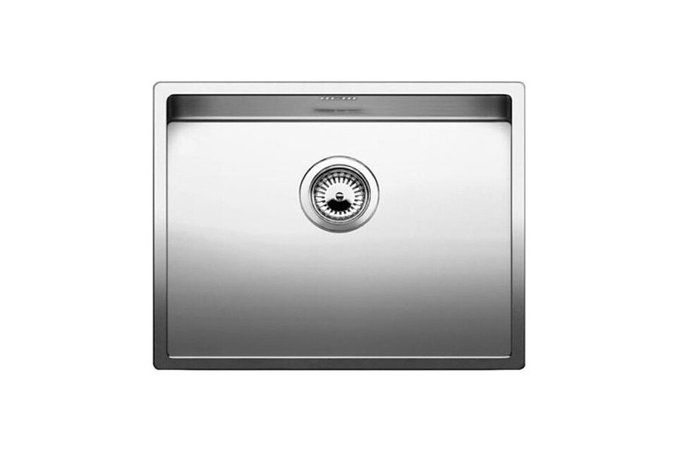 Фото Металлическая мойка Blanсo CLARON 550-U нерж.сталь зеркальная полировка с отв. арм. InFino