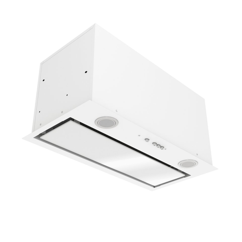 Фото Полновстраиваемая вытяжка Elikor Cube 60П-1000 Белый SM/белый