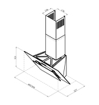 Превью картинка Наклонная вытяжка Lex MIRA G 600 BLACK воздухоочиститель #8