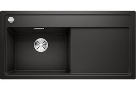 Картинка Blanсo BLANCO ZENAR XL 6S (чаша слева) SILGRANIT черный с кл.-авт. InFino