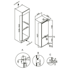Превью картинка Встраиваемый холодильник с морозильной камерой Lex LBI193.0D  встраиваемый  холодильник #5