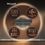 Превью картинка Козырьковая вытяжка Weissgauff Cover 500 Black #3