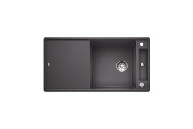 Картинка Blanсo AXIA III XL 6 S SILGRANIT PuraDur темная скала, разделочный столик ясень c кл.-авт. InFino