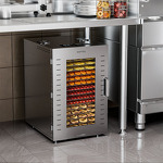 Превью картинка Сушилка для овощей и фруктов Дегидратор Meyvel MDH16-1S (Inox) #8