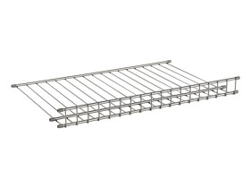 Картинка Duslar Сетчатая полка AGATA для одежды, ширина 3000 мм, глубина 500 мм, серый