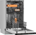 Превью картинка Посудомоечная машина 45см встраиваемая Weissgauff BDW 4538 Touch Inverter Autoopen Timer Floor #7