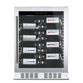 Картинка Винный холодильник (шкаф) компрессорный Dunavox DAUF-40.138SS