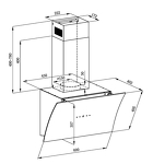 Превью картинка Наклонная вытяжка Weissgauff Merga 60 BL Sensor #17