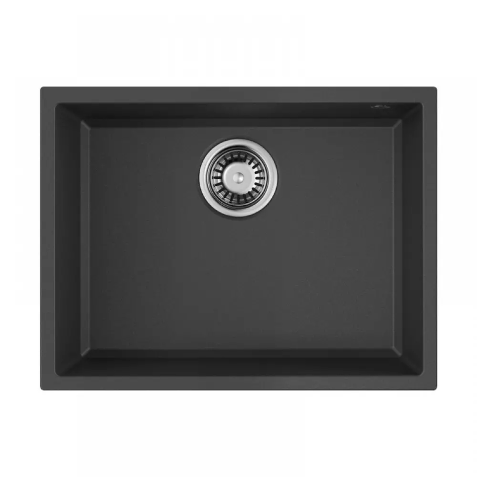 Фото Гранитная мойка Omoikiri Tedori 54-U-BL Tetogranit/черный