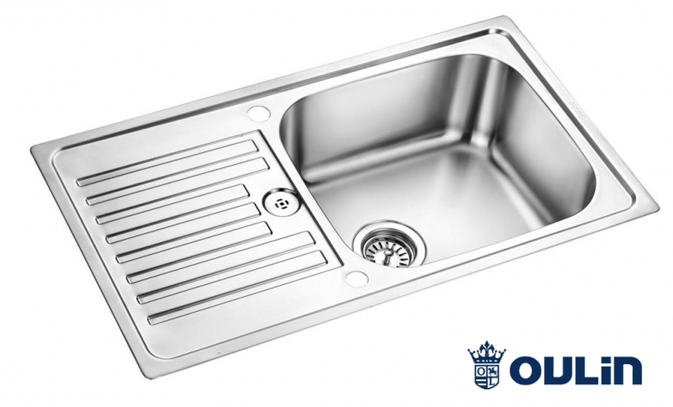 Фото Металлическая мойка Oulin OL-101Y