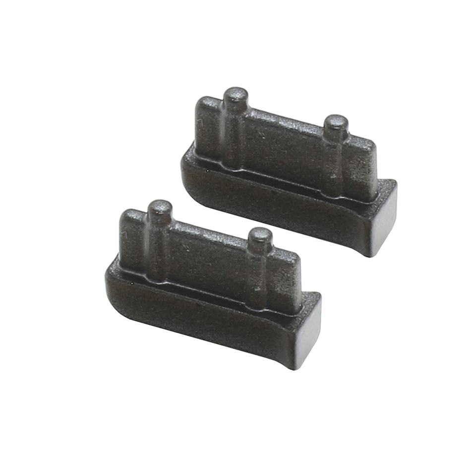 Фото Duslar Заглушка для ограничительного профиля ELLIOT, 2 шт., антрацит