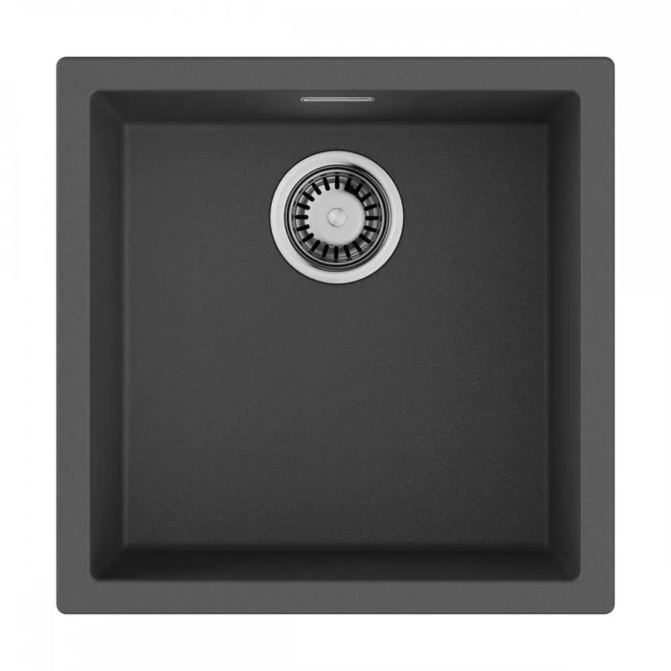 Фото Гранитная мойка Omoikiri Yamakawa 45T-U/I-PL Tetogranit/платина