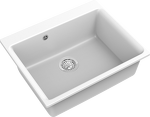 Превью картинка Кварцевая мойка Rivelato AXEL 60 1-чаша 630*520мм brina #2