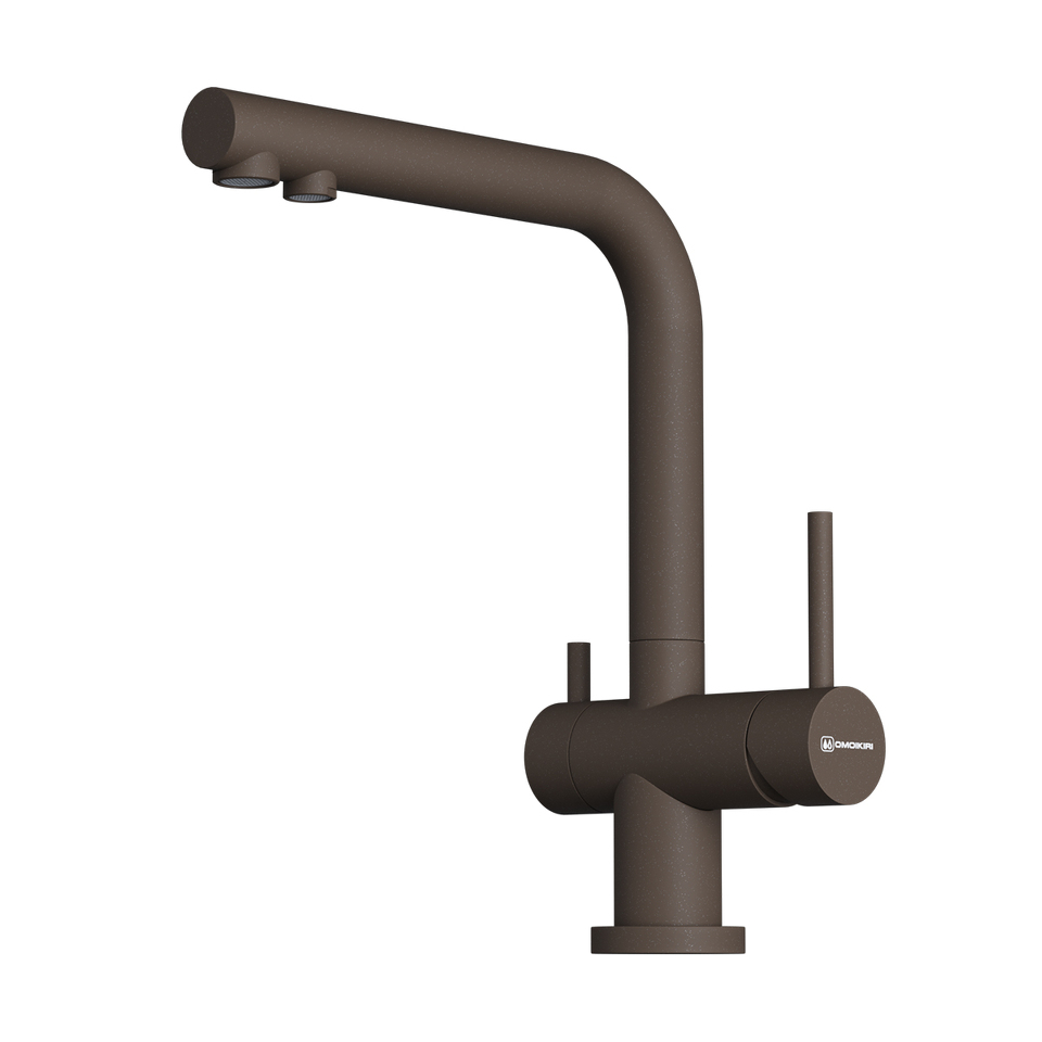 Фото Смеситель для кухни Omoikiri Nagano-P-ES латунь/espresso
