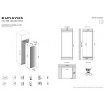 Превью картинка Шкаф винный встраиваемый Винный холодильник (шкаф) компрессорный Dunavox DVN-109.291DB.TO #2