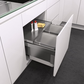 Картинка Vauth-Sagel Система сортировки ENVI SPACE 44 л, выдвижной фасад 600 мм, серый