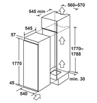 Превью картинка Встраиваемая холодильная камера Lex LBI177.5ID #5